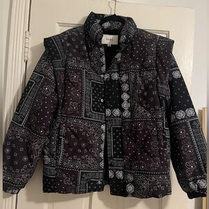 PISTOLA Callista Long Sleeve Puffer Jacket with Removable Sleeves